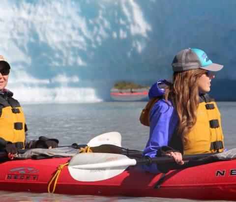 Kayaking Near the Spencer Glacier